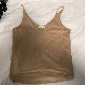 Suede tank